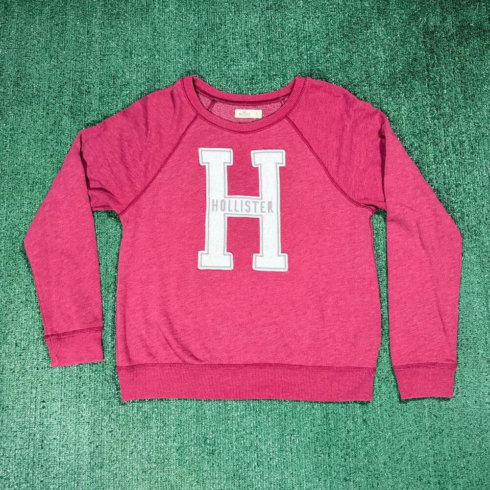 Y2K Womens Hollister Collegiate Sweater Top Bella Swan Large